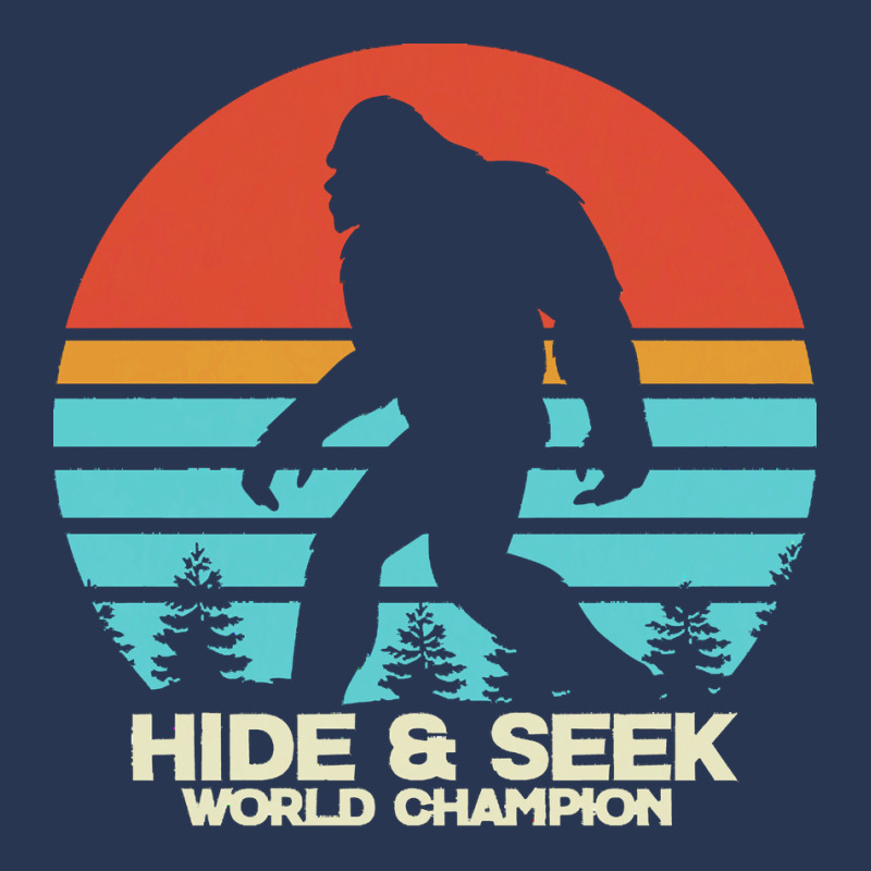 Bigfoot T  Shirt Retro Bigfoot Hide & Seek World Champion 4 Ladies Denim Jacket by batzole315 | Artistshot