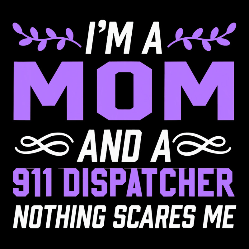 Im A Mom 911 Dispatcher Nothing Scares Me Stars Zipper Hoodie | Artistshot