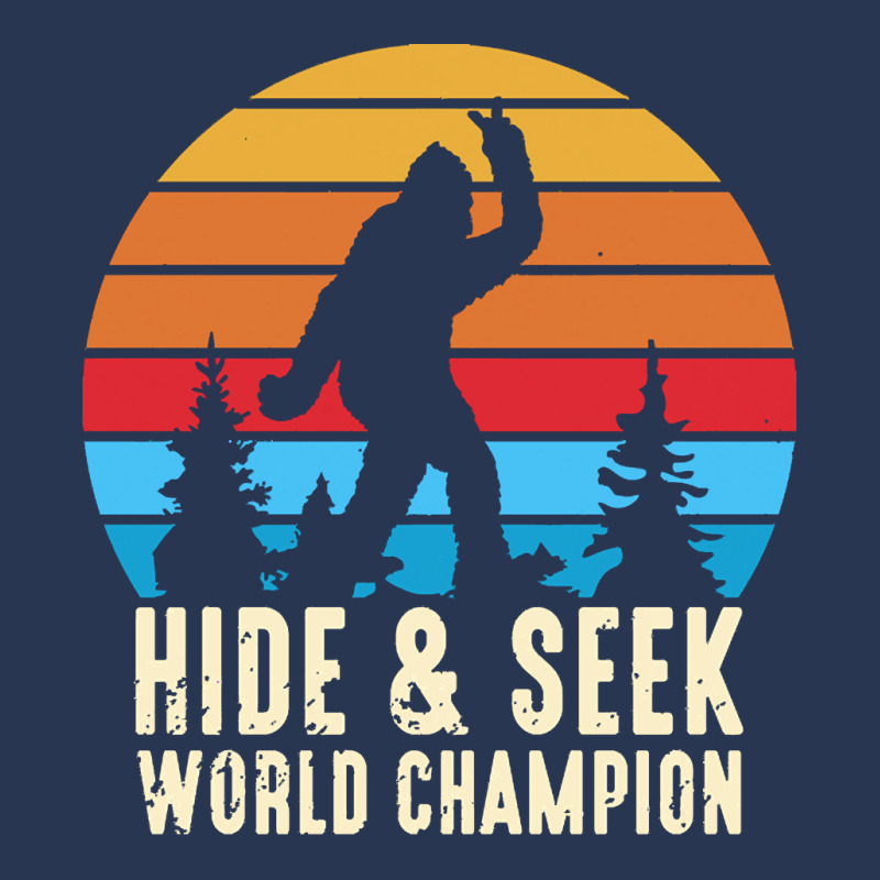 Bigfoot T  Shirt Retro Bigfoot Hide & Seek World Champion 6 Ladies Denim Jacket by batzole315 | Artistshot