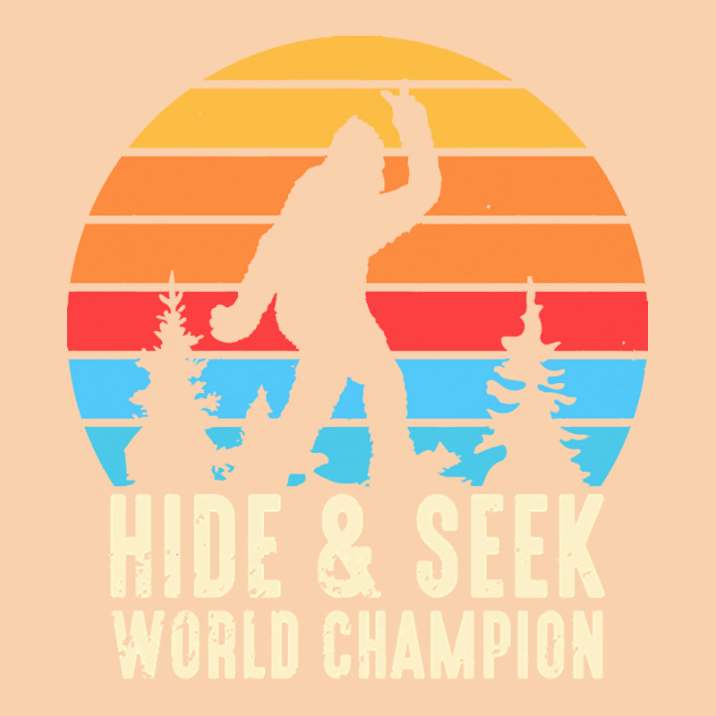 Bigfoot T  Shirt Retro Bigfoot Hide & Seek World Champion 6 Cropped Hoodie by batzole315 | Artistshot