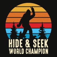 Bigfoot T  Shirt Retro Bigfoot Hide & Seek World Champion 6 Scorecard Crop Tee | Artistshot