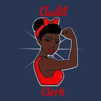 Audit Clerk Black Woman Strong Retro Vintage Poster Style Art Work Yel Men Denim Jacket | Artistshot