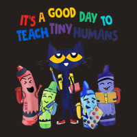 Artistshort Trending It's A Good Day To Teach Tiny Humans Funny Cat T Tank Top | Artistshot