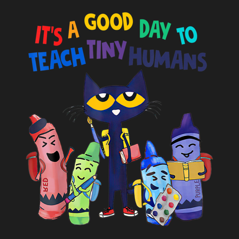 Artistshort Trending It's A Good Day To Teach Tiny Humans Funny Cat T Classic T-shirt by behindcedar22 | Artistshot