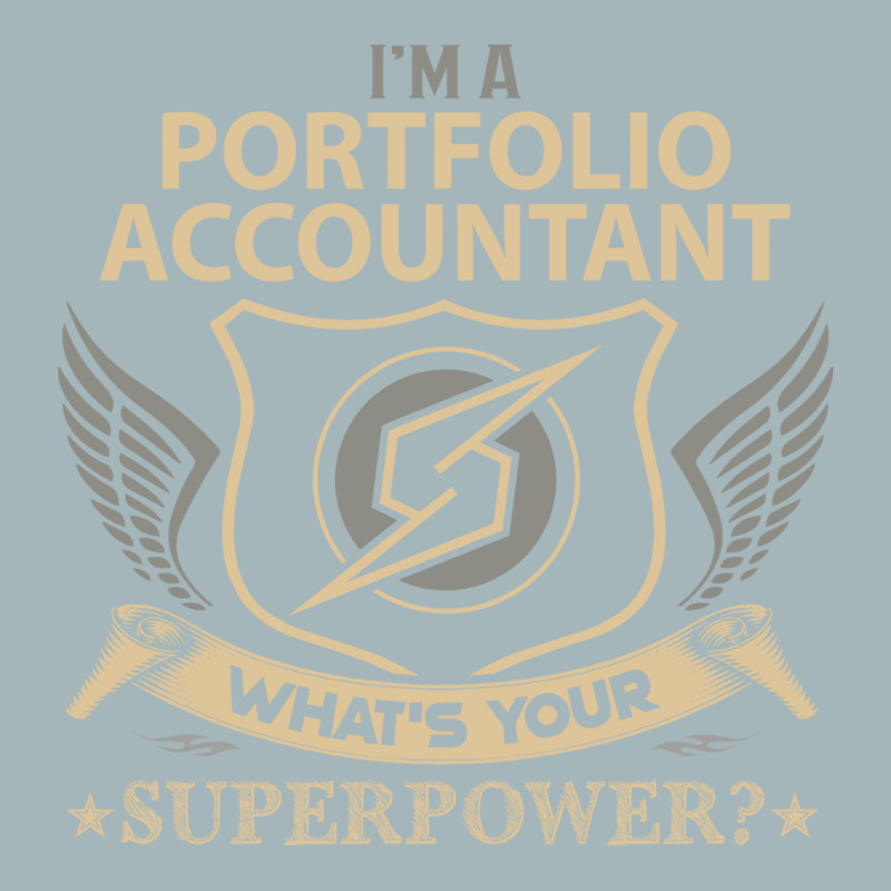 Portfolio Accountant T  Superpower Gift Item Tee Unisex Sherpa-lined Denim Jacket | Artistshot