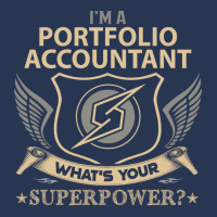 Portfolio Accountant T  Superpower Gift Item Tee Men Denim Jacket | Artistshot