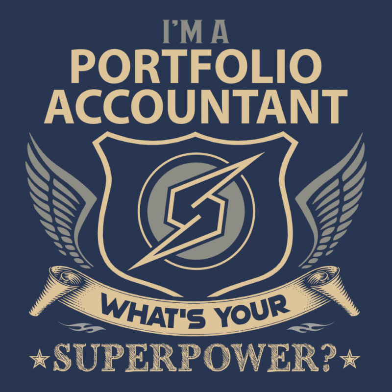 Portfolio Accountant T  Superpower Gift Item Tee Men Denim Jacket | Artistshot