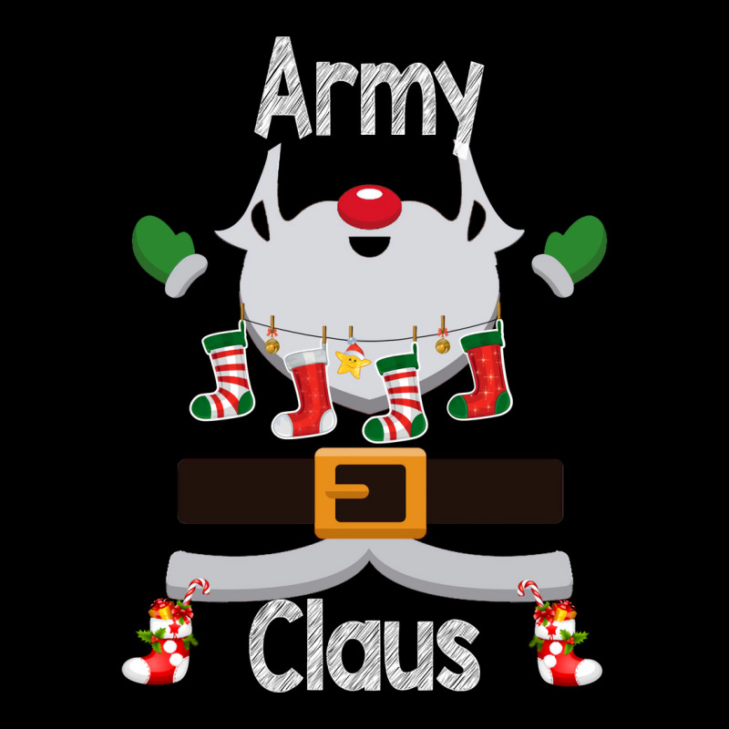 Army Claus Santa Christmas Costume Pajama 70s Pocket T-shirt | Artistshot