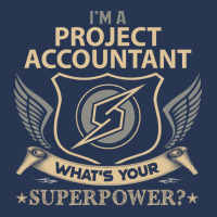 Project Accountant T  Superpower Gift Item Tee Men Denim Jacket | Artistshot