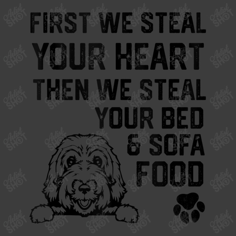 Labradoodl Dog Steal Your Heart Steal Your Bed And Sofa Food Men's Polo Shirt | Artistshot