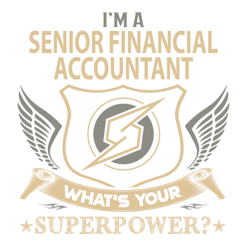 Senior Financial Accountant T  Superpower Gift Item Tee V-neck Tee | Artistshot