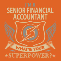 Senior Financial Accountant T  Superpower Gift Item Tee Unisex Hoodie | Artistshot