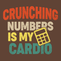 Crunching Numbers Is My Cardio Retro Funny Accounting Music T-shirt | Artistshot