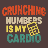 Crunching Numbers Is My Cardio Retro Funny Accounting Music Graphic T-shirt | Artistshot