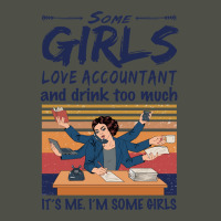 Some Girls Love Accountant And Drink Too Much Vintage Quote Fleece Short | Artistshot