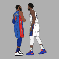 Joel Embiid Stares Down Andre Drummond Exclusive T-shirt | Artistshot