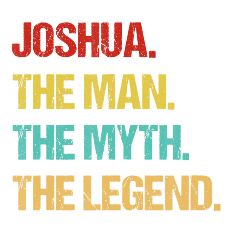 Hot Trend Mens Joshua The Man The Myth The Legend Stainless Steel Water Bottle | Artistshot