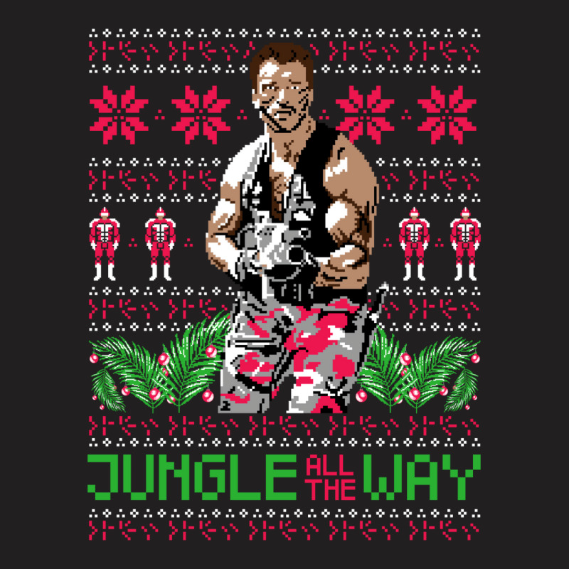 Jungle All The Way   Ugly Christmas Sweater T-shirt | Artistshot