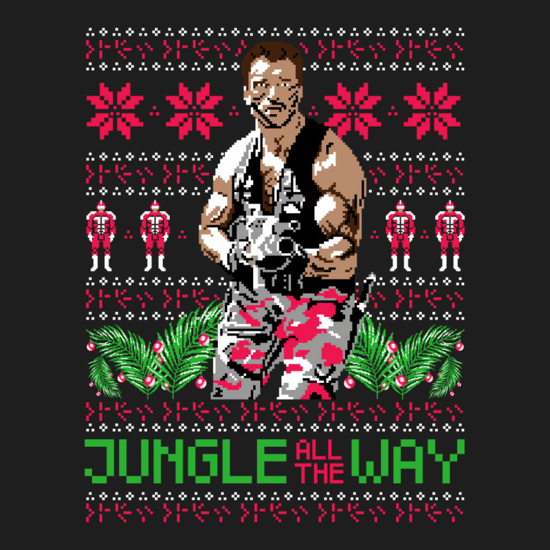 Jungle All The Way   Ugly Christmas Sweater Classic T-shirt | Artistshot