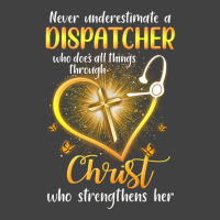 Never Underestimate A Dispatcher Tumblr Vintage T-shirt | Artistshot