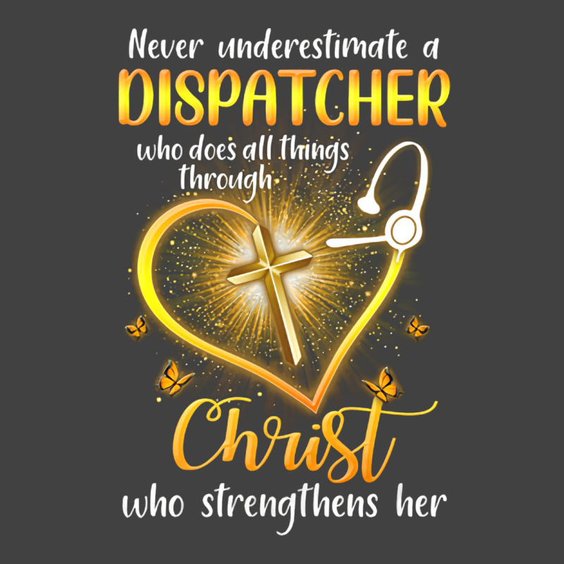 Never Underestimate A Dispatcher Tumblr Vintage T-shirt | Artistshot