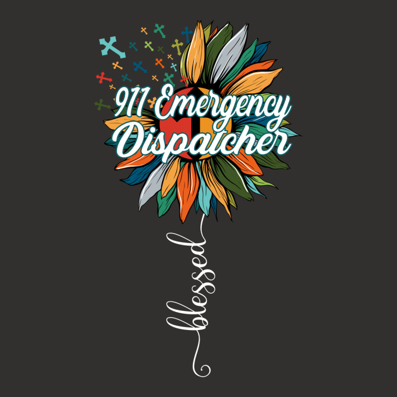 Blessed 911 Emergency Dispatcher Aesthetic Champion Hoodie | Artistshot