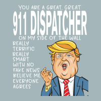 911 Dispatcher Donald Trumpyou Are The Best 911 Dispatcher Gifts Unisex Sherpa-lined Denim Jacket | Artistshot