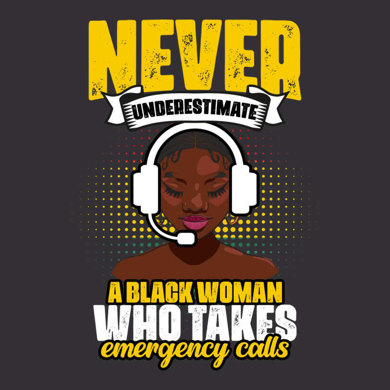 Never Underestimate Awesome African American Dispatcher Life Retro Vintage Hoodie And Short Set | Artistshot