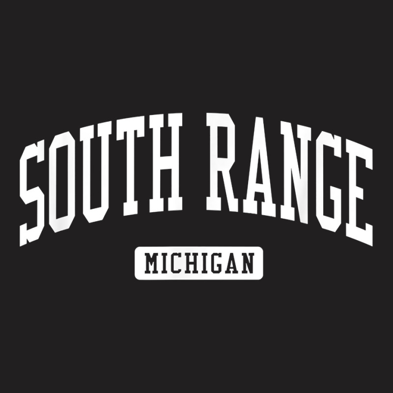 South Range Michigan Mi Vintage Athletic Sports Design T Shirt T-shirt | Artistshot