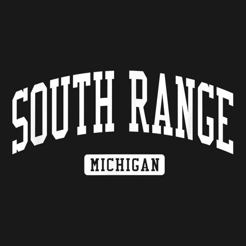 South Range Michigan Mi Vintage Athletic Sports Design T Shirt Flannel Shirt | Artistshot