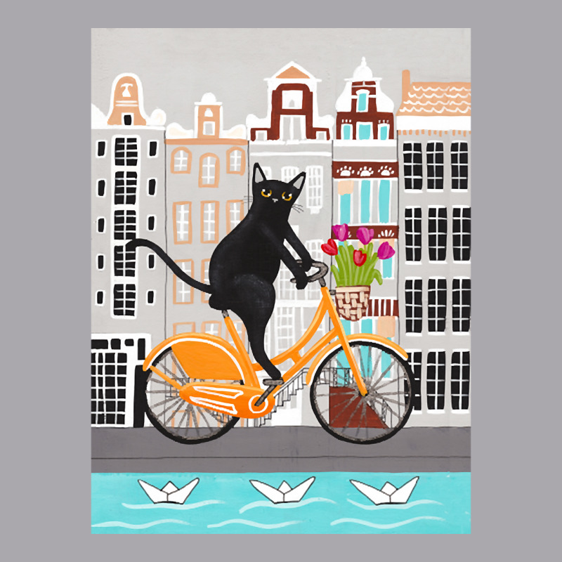 Trending Black Cat Amsterdam Bicycle Ride Youth 3/4 Sleeve by Inmamlil638 | Artistshot