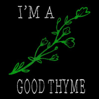 I'm A Good Thyme Pun Cropped Hoodie | Artistshot