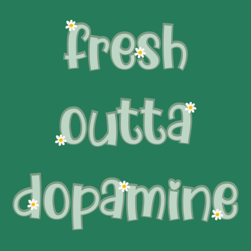 Fresh Outta Dopamine Cute Adhd Daisy Design Cute Adhd Sticker For Neur T-shirt | Artistshot