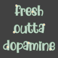 Fresh Outta Dopamine Cute Adhd Daisy Design Cute Adhd Sticker For Neur Vintage T-shirt | Artistshot