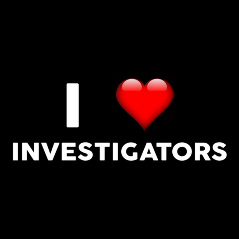 I Love Investigators  For Investigator Men's Long Sleeve Pajama Set by RafaelGonzalezRamirez | Artistshot