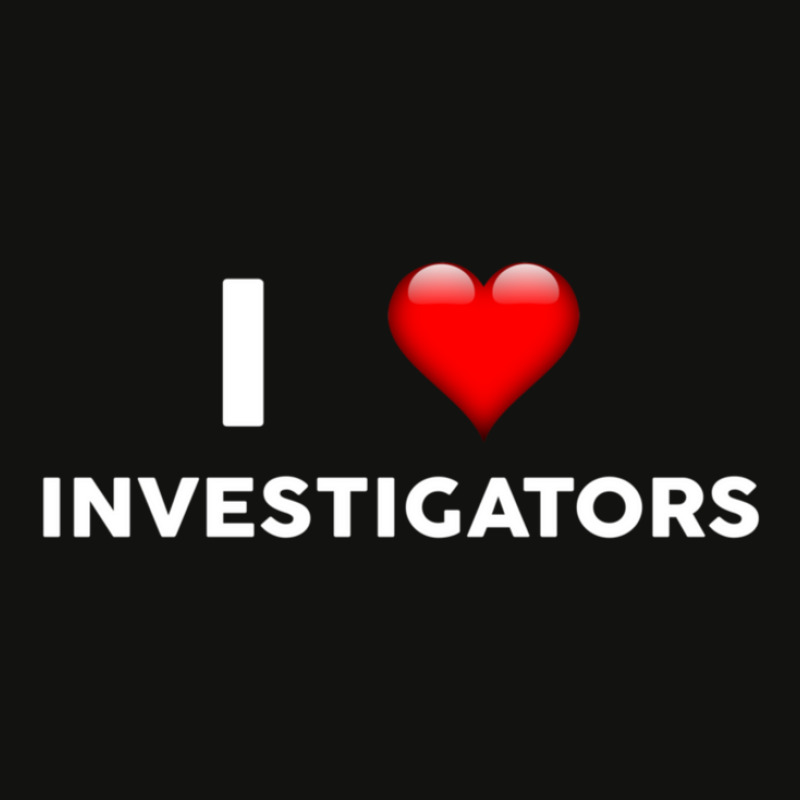 I Love Investigators  For Investigator Scorecard Crop Tee by RafaelGonzalezRamirez | Artistshot