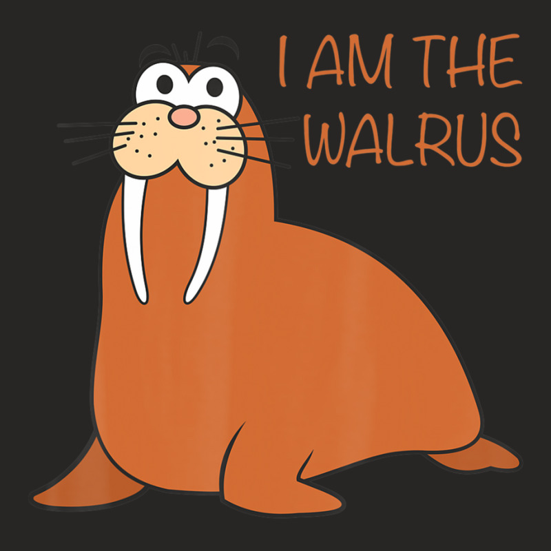 I Am The Walrus Ladies Fitted T-Shirt by longho | Artistshot