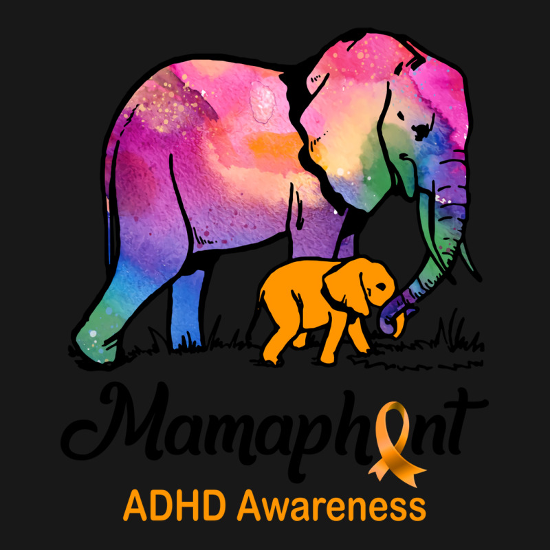 Mama Elephant Mamaphant Adhd Awareness Hippie Flannel Shirt by valkdiartel | Artistshot