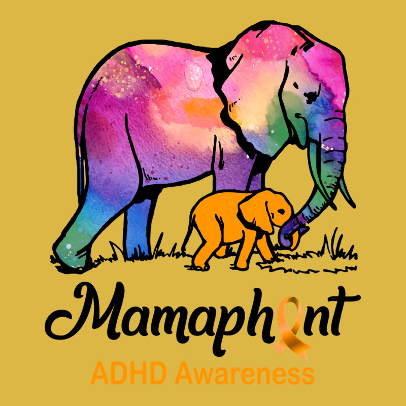 Mama Elephant Mamaphant Adhd Awareness Hippie Classic T-shirt by valkdiartel | Artistshot