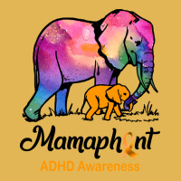 Mama Elephant Mamaphant Adhd Awareness Hippie Vintage Hoodie And Short Set | Artistshot