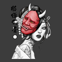 Japanese Geisha Oni Demon Mask Men's Polo Shirt | Artistshot