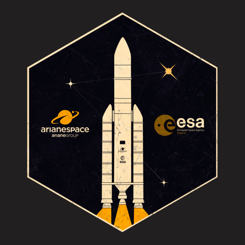 Esa European Space Agency Ariane T-shirt | Artistshot