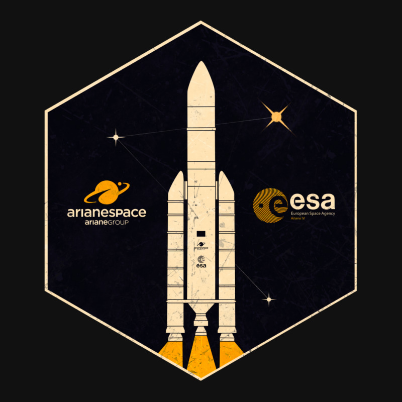 Esa European Space Agency Ariane Graphic T-shirt | Artistshot