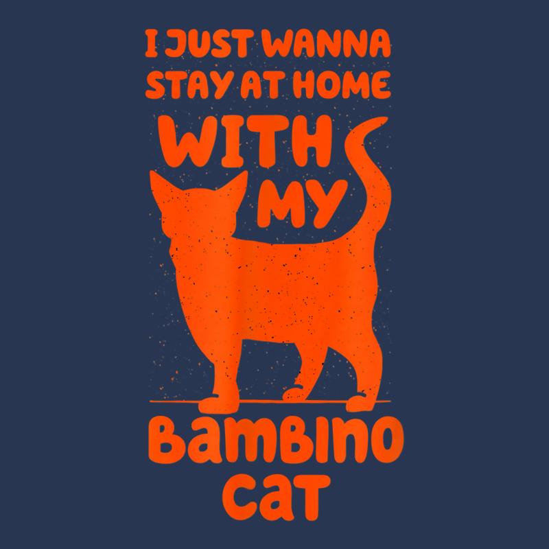 Stay Home With My Bambino Cat Funny Cat Mom Humor Cat Dad T Shirt Ladies Denim Jacket by ald1heberts | Artistshot