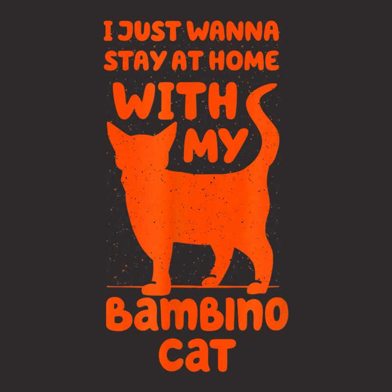 Stay Home With My Bambino Cat Funny Cat Mom Humor Cat Dad T Shirt Racerback Tank by ald1heberts | Artistshot