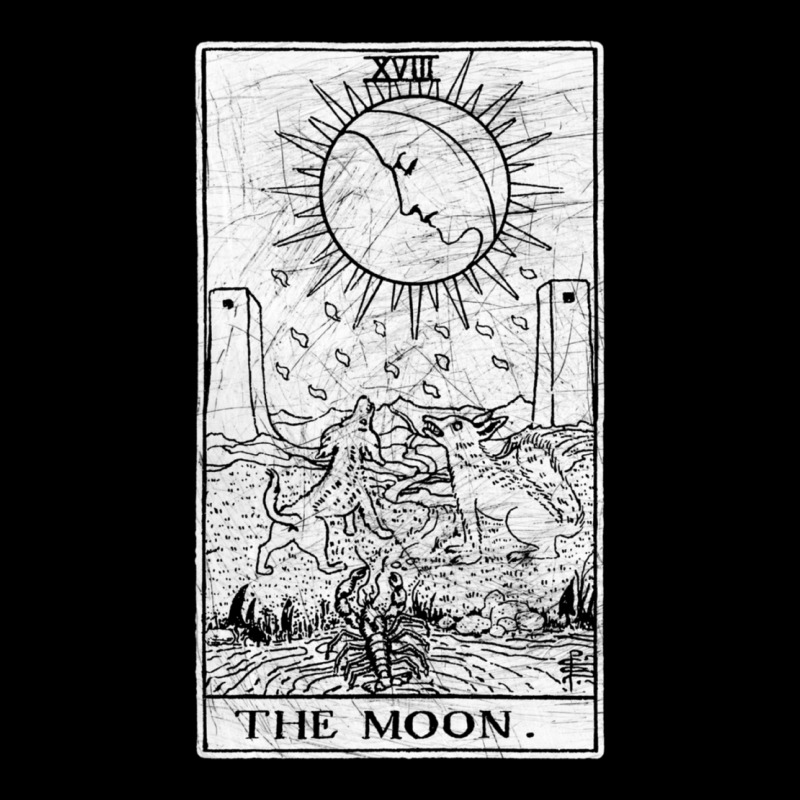 The Moon Tarot Card Major Arcana Fortune Telling Occult Essential Lightweight Hoodie by apolitery | Artistshot