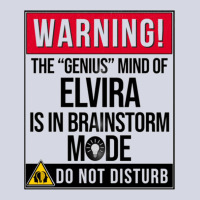 Elvira Name - Warning The Genius Mind Of Elvira Is In Brainstorm Mode  Fleece Short | Artistshot