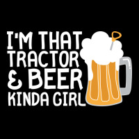 Tractor Beer Kinda Girl Farmer Aesthetic (1) V-neck Tee | Artistshot