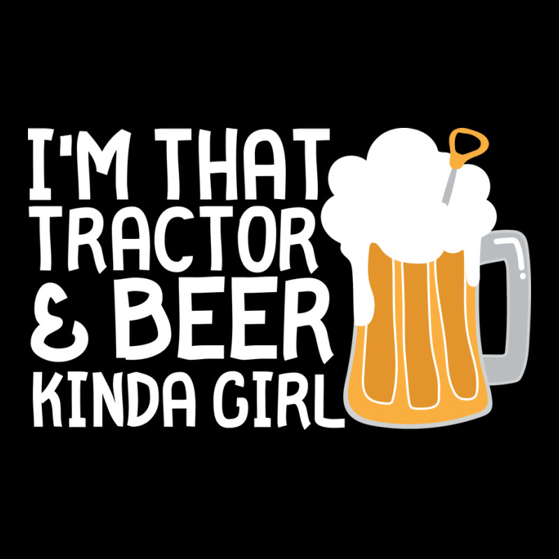 Tractor Beer Kinda Girl Farmer Aesthetic (1) V-neck Tee | Artistshot