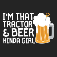 Tractor Beer Kinda Girl Farmer Aesthetic (1) 3/4 Sleeve Shirt | Artistshot